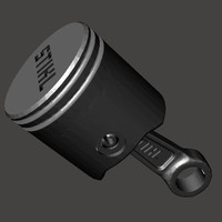 Small STIHL Piston Keychain 3D Printing 67120