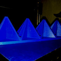 Small Pyramid laptop stand 3D Printing 67143
