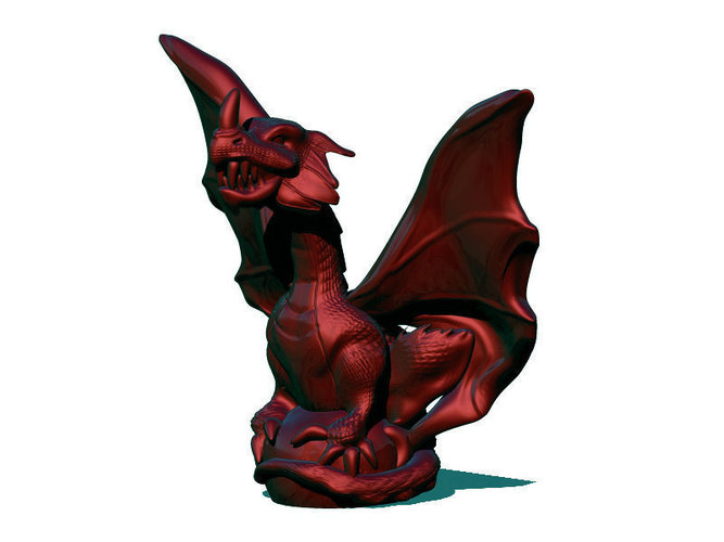 Chibi Dragon 3D Print 67286