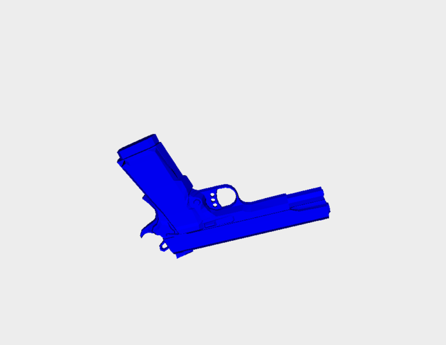 Handgun  3D Print 67290