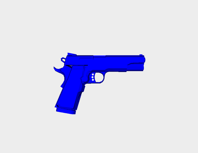 Handgun  3D Print 67291