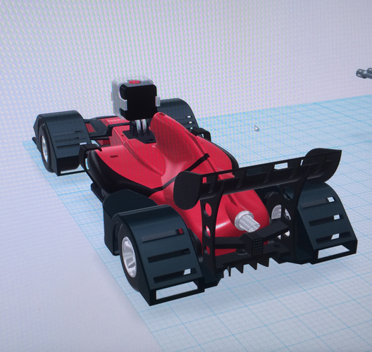 open rc f1  Air-ram fenders 3D Print 67350