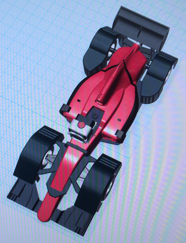 open rc f1  Air-ram fenders 3D Print 67359