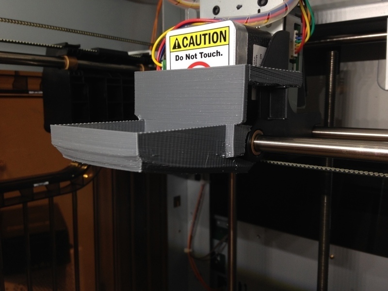 *Updated* Clip-On 50mm Fan Duct for XYZprinting Davinci 1.0