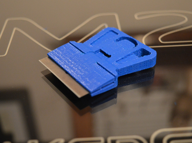  Mini Razor Blade Scraper 3D Print 67598