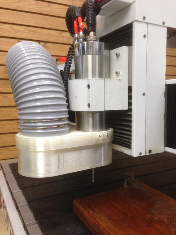 Dust Shoe for CNC Router table