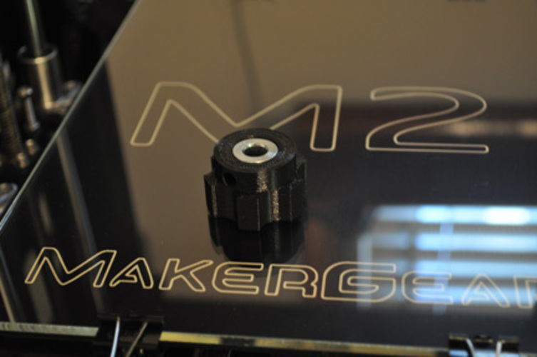 Z-Axis knob for the MakerGear M2 3D printer 3D Print 67612
