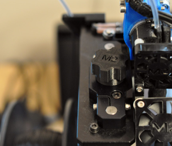 Z-Axis knob for the MakerGear M2 3D printer 3D Print 67613