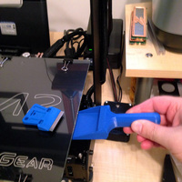 Mini Dustpan for cleaning a 3D printer heated bed - Thumbnail 2
