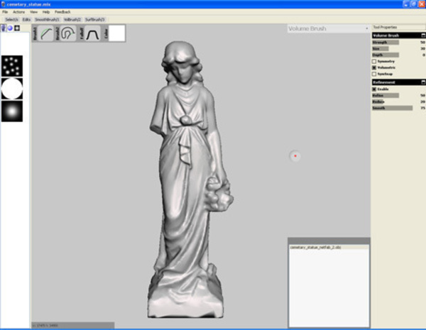 Sculpture of a woman 