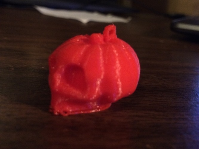 Pumpkin Skull v3 remix 3D Print 67639