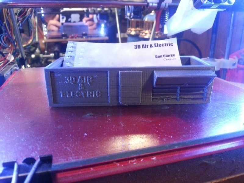 AC Package Unit Business Card Holder