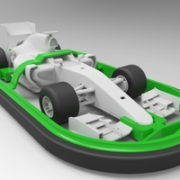 Open R/C F1 Bumper Car Kit - Thumbnail 1