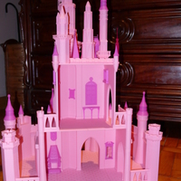Small Princess Castle (a huge job) 3D Printing 67858