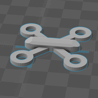 Small QuadCopter Keychain 3D Printing 67875