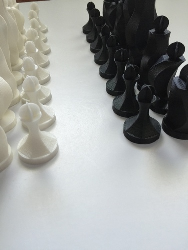 Spiraling hexagon chess set  3D Print 67968