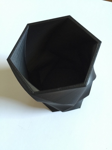 Spiral-hex vase  3D Print 67998