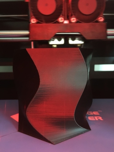 Spiral-hex vase  3D Print 68000