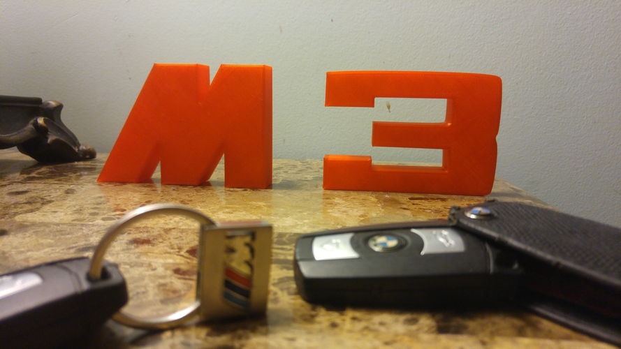 Bmw M3 Logo 3D Print 68144