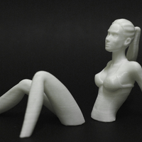 Sunbath Girl Sculpture - Thumbnail 1