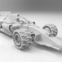 Small F1 MadMax  V2 (For use with the original nose) 3D Printing 68189