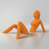 Sunbath Girl Sculpture - Thumbnail 6