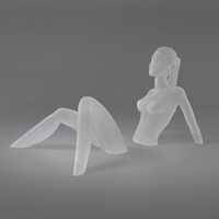 Sunbath Girl Sculpture - Thumbnail 8