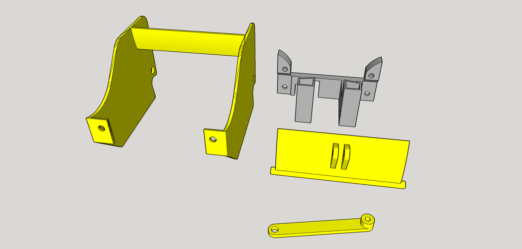 OpenRC F1 DRS system 3D Print 68233