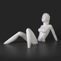 Sunbath Girl Sculpture - Thumbnail 9