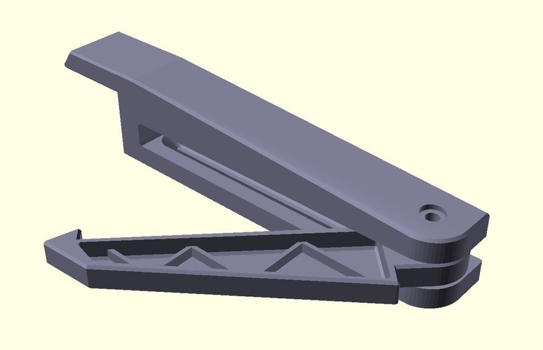 Removable Folding Spool Arm for Lulzbot Mini 3D Print 68306
