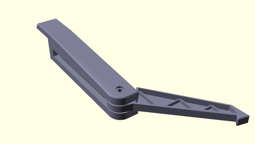 Removable Folding Spool Arm for Lulzbot Mini 3D Print 68307