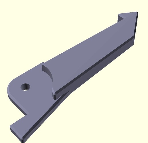 Improved Filament Spool Arm for Taz 3D Printer 3D Print 68310