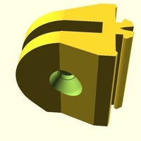 Improved Filament Spool Arm for Taz 3D Printer - Thumbnail 2