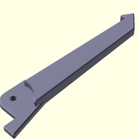 Improved Filament Spool Arm for Taz 3D Printer - Thumbnail 3