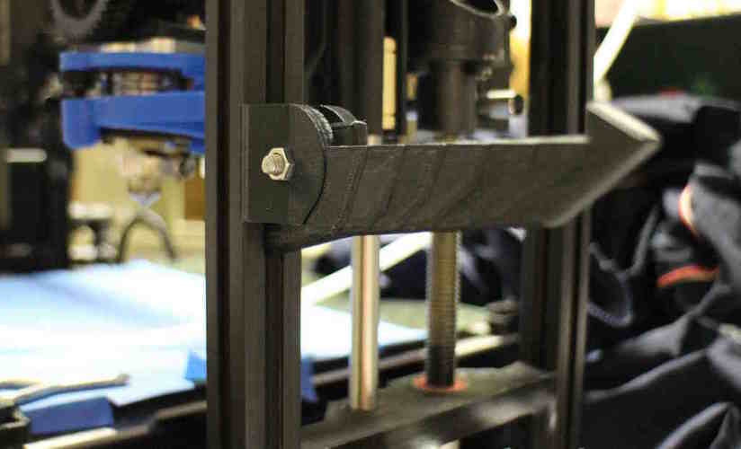 Improved Filament Spool Arm for Taz 3D Printer 3D Print 68314