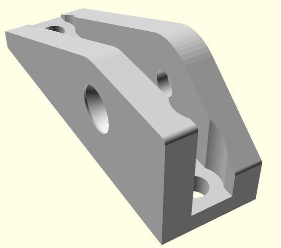 Alternate Spool Arm Mount for TAZ 3D Printer