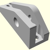 Small Alternate Spool Arm Mount for TAZ 3D Printer 3D Printing 68325