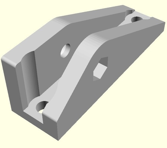 Alternate Spool Arm Mount for TAZ 3D Printer 3D Print 68326