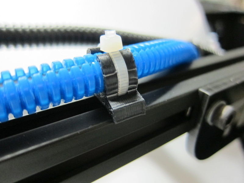 8020 Extrusion Zip tie Cable routing clip - Pinshape