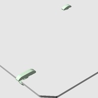 Flush mount, clip on acrylic side panels to enclose Makerbot Rep - Thumbnail 3