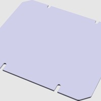 Flush mount, clip on acrylic side panels to enclose Makerbot Rep - Thumbnail 7