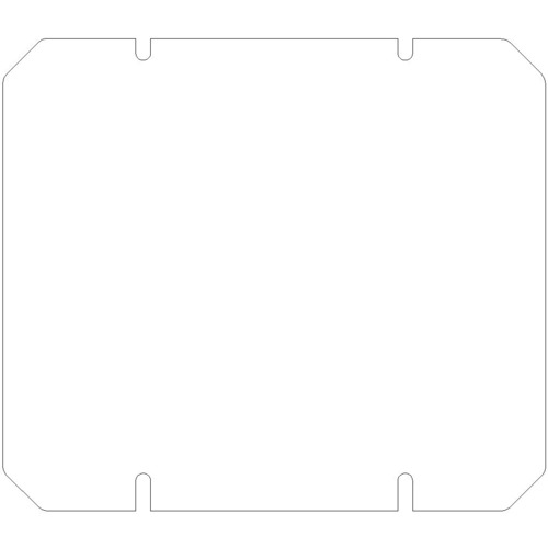 Flush mount, clip on acrylic side panels to enclose Makerbot Rep 3D Print 68351