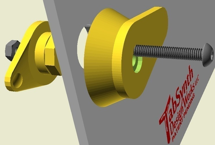 Door Latchfor Makerbot Replicator 2 / 2X, Flashe Forge Creator M 3D Print 68353