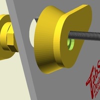 Door Latchfor Makerbot Replicator 2 / 2X, Flashe Forge Creator M - Thumbnail 2