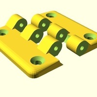 Hinges for Acrylic Doors for Makerbot Replcator 2 / 2X, Flashfor - Thumbnail 4