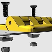 Improved Hinges for Lulzbot Mini Enclosure (or any other 3mm pan - Thumbnail 3