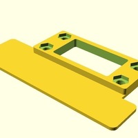 Lulzbot Mini Spool Arm Bracket Backing Plate - Thumbnail 2