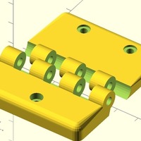 Small Replicator Front Door Hinge 3D Printing 68404