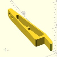 Small Removeable Spool Holder Arm and Bracket for Lulzbot Mini 3D Printing 68411