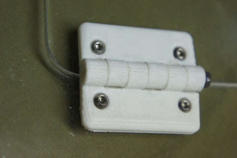 Hinge for the Front Door of the Lulzbot Enclosure